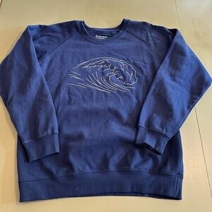 Embrace by Dedicated Navy Blue Crewneck Sweatshirt. Size Medium